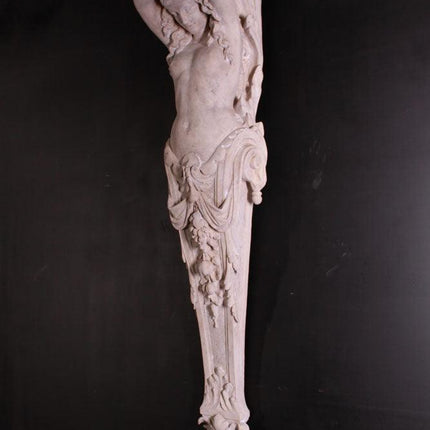Stone Lady Column Large Life Size Statue - LM Treasures 