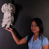 Hercules Stone Head Wall Decor Statue - LM Treasures 
