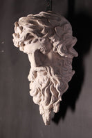 Hercules Stone Head Wall Decor Statue - LM Treasures 