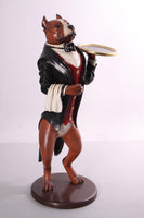 Pit Bull Butler Statue - LM Treasures 