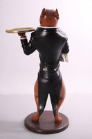 Pit Bull Butler Statue - LM Treasures 