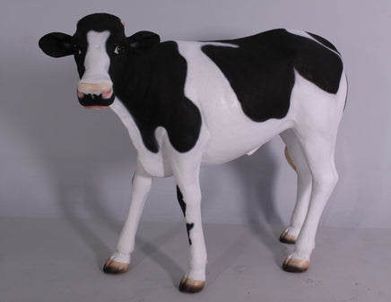 Baby Holstein Cow Life Size Statue - LM Treasures 