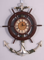 Anchor Clock Life Size Statue - LM Treasures 