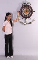 Anchor Clock Life Size Statue - LM Treasures 
