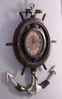 Anchor Clock Life Size Statue - LM Treasures 