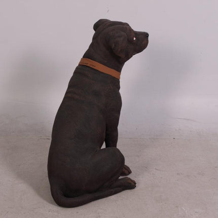English Staffordshire Life Size Statue - LM Treasures 