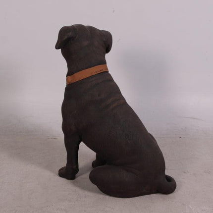 English Staffordshire Life Size Statue - LM Treasures 