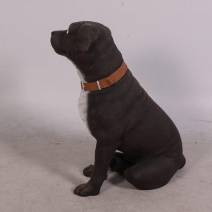 English Staffordshire Life Size Statue - LM Treasures 