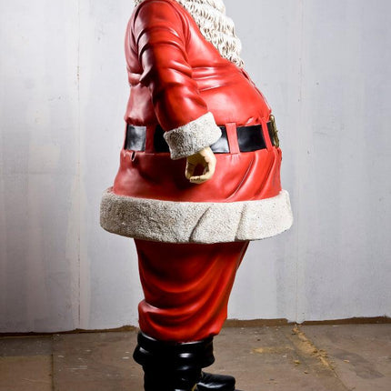 Jolly Santa Claus Christmas Life Size Statue - LM Treasures 