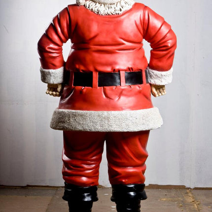 Jolly Santa Claus Christmas Life Size Statue - LM Treasures 