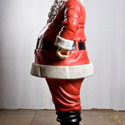 Jolly Santa Claus Christmas Life Size Statue - LM Treasures 