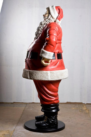 Jolly Santa Claus Christmas Life Size Statue - LM Treasures 