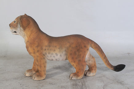 Standing Lion Cub Life Size Statue - LM Treasures 