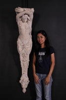 Stone Lady Column Small Life Size Statue - LM Treasures 