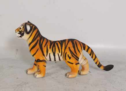 Standing Bengal Tiger Cub Life Size Statue - LM Treasures 