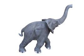 Walking Baby Elephant Life Size Statue - LM Treasures 