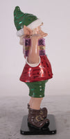Small Sunny Elf With Two Gifts Life Size Statue - LM Treasures 