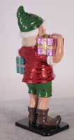 Small Sunny Elf With Two Gifts Life Size Statue - LM Treasures 