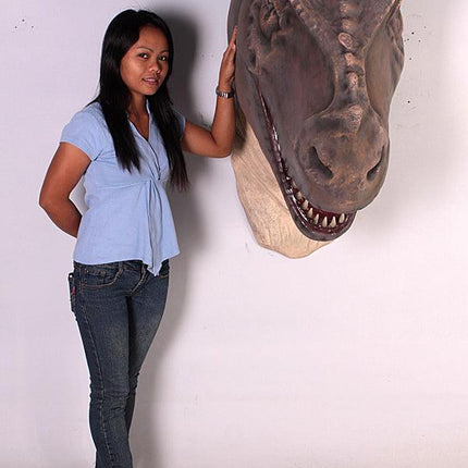 T-Rex Dinosaur Head Large Life Size Statue - LM Treasures 