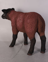 Brown Texelaar Lamb Life Size Statue - LM Treasures 
