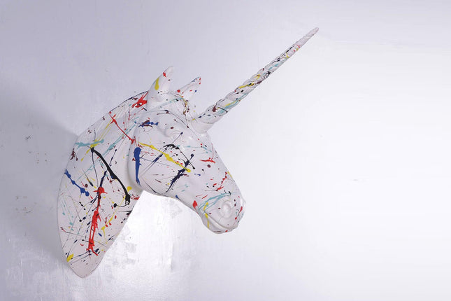 Pop Unicorn Head Life Size Statue - LM Treasures 