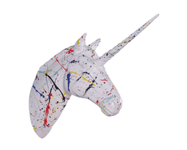 Pop Unicorn Head Life Size Statue - LM Treasures 