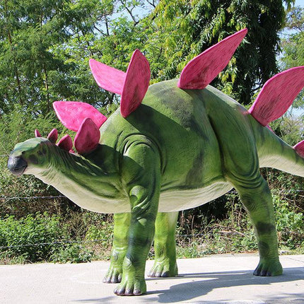 Stegosaurus Dinosaur Life Size Statue - LM Treasures 