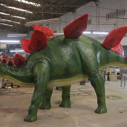Stegosaurus Dinosaur Life Size Statue - LM Treasures 