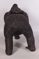 Silver Back Gorilla With Baby Life Size Statue - LM Treasures 