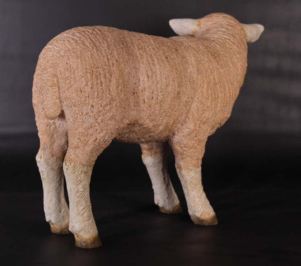 Merino Baby Lamb Life Size Statue - LM Treasures 