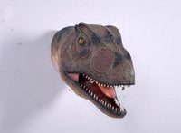 Allosaurus Dinosaur Head Mouth Open Life Size Statue - LM Treasures 