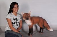 Red Fox Life Size Statue - LM Treasures 