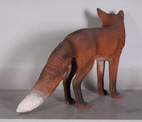 Red Fox Life Size Statue - LM Treasures 