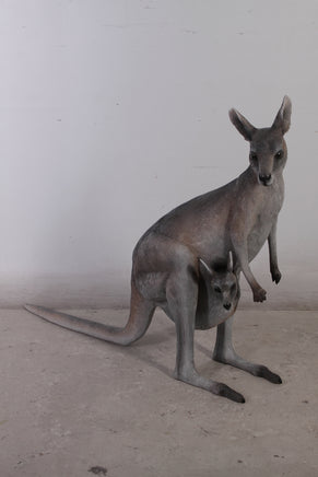 Small Kangaroo Life Size Statue - LM Treasures 