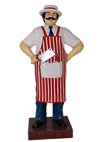 Butcher Statue Life Size Display Prop - LM Treasures 