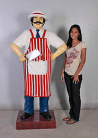 Butcher Statue Life Size Display Prop - LM Treasures 