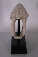 Saber Tooth Tiger Skull Life Size Statue - LM Treasures 