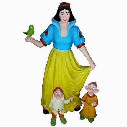 Cartoon Princess & Dwarfs Life Size Statue - LM Treasures 