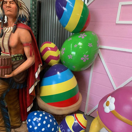 Easter Egg Tower Over Sized Statue - LM Treasures 