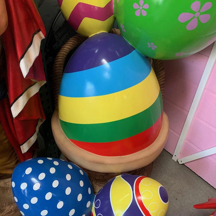 Easter Egg Tower Over Sized Statue - LM Treasures 