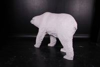 Polar Bear Walking Life Size Statue - LM Treasures 