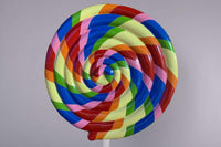 Rainbow Swirl Lollipop Over Sized Statue - LM Treasures 