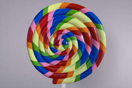 Rainbow Swirl Lollipop Over Sized Statue - LM Treasures 