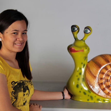 Comic Female Snail Over Sized Statue - LM Treasures 