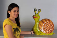 Comic Female Snail Over Sized Statue - LM Treasures 