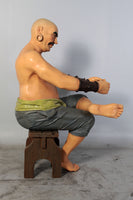 Sitting Pirate Moreno Life Size Statue - LM Treasures 