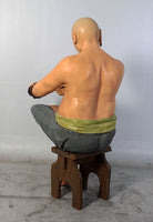 Sitting Pirate Moreno Life Size Statue - LM Treasures 