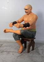 Sitting Pirate Moreno Life Size Statue - LM Treasures 