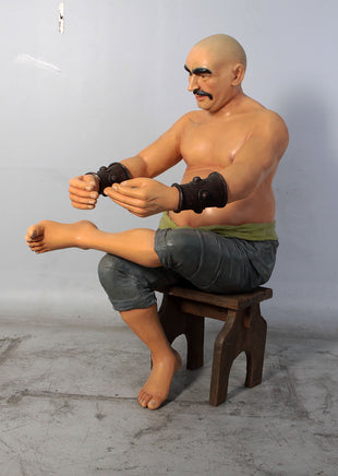 Sitting Pirate Moreno Life Size Statue - LM Treasures 