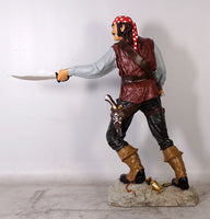 Pirate Captain Cristobal Life Size Statue - LM Treasures 